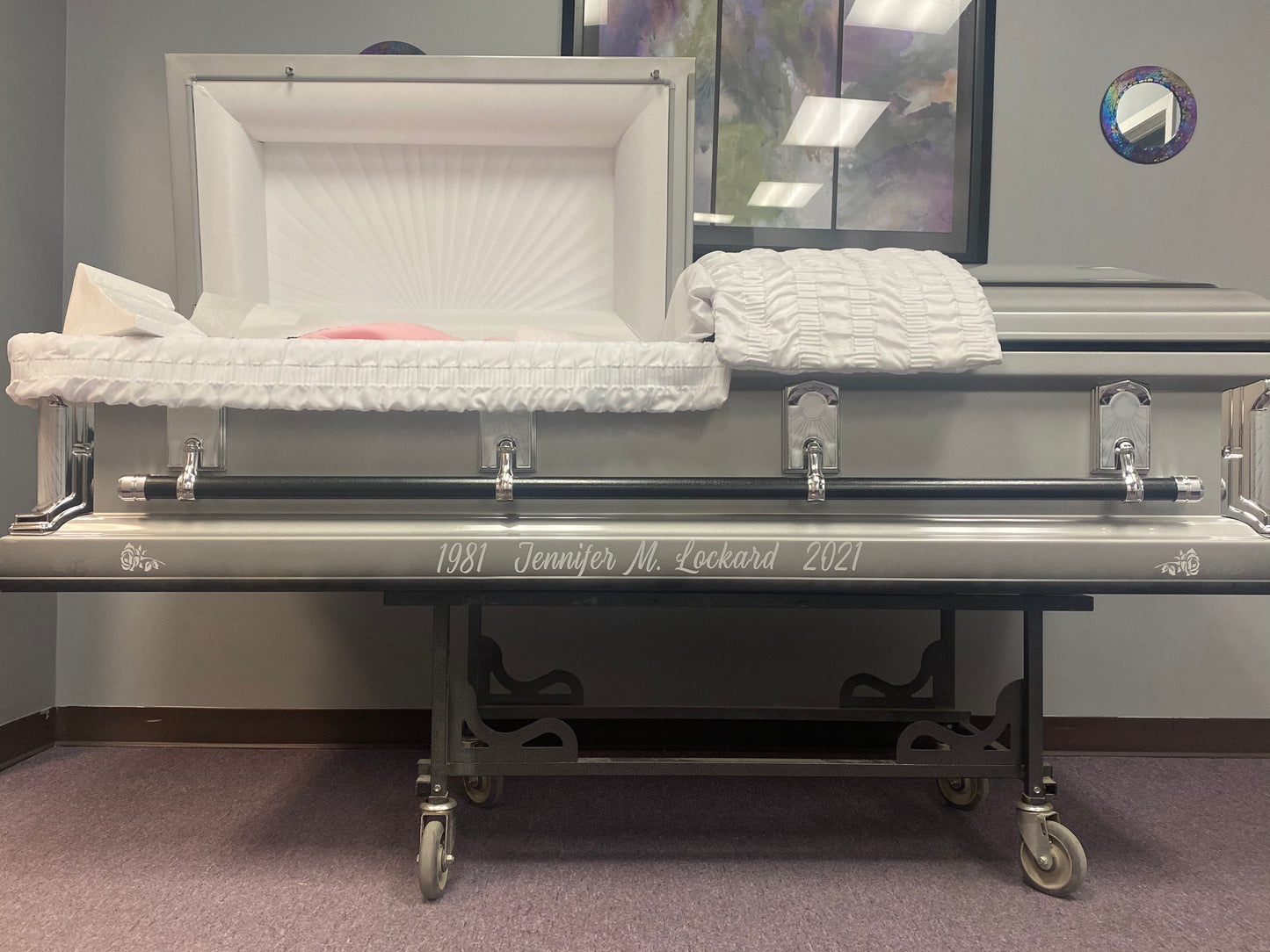 Casket Lettering